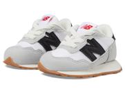 Tênis infantis New Balance 237 Bungee Branco Preto 8,5 W