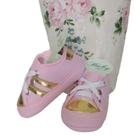 Tênis Jeans Casual Infantil Soffete Rosa