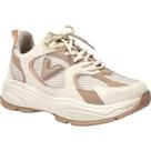Tênis Jogging Casual Tela Detalhe V Tendência Moda 135-003 Via Marte