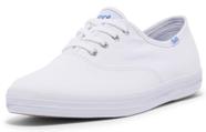 Tênis Keds Champion Canvas com cadarço branco para mulheres 7,5 EUA