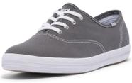 Tênis Keds Champion Lace Up unissex em lona cinza escuro