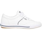 Tênis Keds Courty Core com cadarço feminino de couro branco Tênis Keds Courty Core com cadarço feminino de couro branco