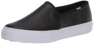 Tênis Keds Double Decker feminino de couro preto 9,5 EUA