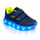 Tênis Kidy Com Luz LED Infantil Flex Light 200203 Marinho/Amarelo Tênis Kidy Com Luz LED Infantil Flex Light 200203 Marinho/Amarelo