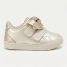 Tênis Klin Baby Sky Infantil Metalizado Off White com Dourado
