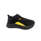 Tenis Klin Infantil New Sport Mini 199098 Preto/Amarelo