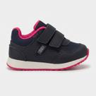 Tênis Klin Mini Walk Infantil Marinho com Pink