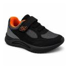 Tênis Klin New Sport Mini 199132 Preto/Grafite/Laranja Tênis Klin New Sport Mini 199132 Preto/Grafite/Laranja