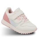 Tênis Klin Walk Infantil de Menina 216135 Qualidade Conforto Cor:216135 BRANCO/AZUL /ROSATamanho:23 Tênis Klin Walk Infantil de Menina 216135 Qualidade Conforto Cor:216135 BRANCO/AZUL /ROSATamanho:23