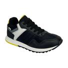 Tênis Klin Walk Kids 178161 Preto/Grafite/Amarelo
