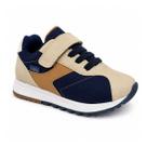 Tênis Klin Walk Mini 216134 Marinho/Off White/Capuccino