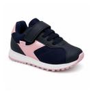 Tênis Klin Walk Mini 216134 Marinho/Rosa