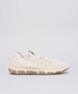 Tenis Knit Frances - Off White/Prata Velho