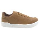 Tênis Kolosh Casual Flat Form Couro Caramelo 3010