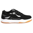 Tênis Logus Casual Confortável Cadarço Masculino Preto Caramelo