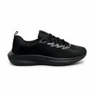 Tênis LS Esportivo Basic Casual Preto Leve Confortável Unissex Detalhe Refletivo Tênis LS Esportivo Basic Casual Preto Leve Confortável Unissex Detalhe Refletivo