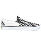 Tênis Mad Rats Lona Unissex Quadriculado Slip On Branco