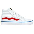 Tênis Mad Rats Sintético Unissex Hi Top PU Branco Vermelho Tênis Mad Rats Sintético Unissex Hi Top PU Branco Vermelho