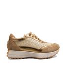Tenis Maithe Camurça Dourado