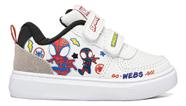 Tênis Marvel Homem Aranha e os amigos Branco -