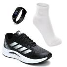 Tênis Masculino Academia Caminhada Corrida Leve Confortavel Kit Meia e Relogio Tênis Masculino Academia Caminhada Corrida Leve Confortavel Kit Meia e Relogio
