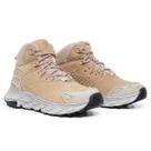 Tenis Masculino Adventure Couro Legítimo Bota Trilha Coturno Bege
