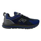 Tenis masculino avura jogging oxto sport treino marinho/preto
