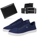 Tênis Masculino Casual Confortável + Cinto e Carteira Social