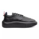 Tenis Masculino Casual Couro Legitimo Hong Kong All Black