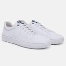 Tênis Masculino Casual Em Couro Sapatênis Básico Sapatênis Versátil e Macio Branco Tênis Masculino Casual Em Couro Sapatênis Básico Sapatênis Versátil e Macio Branco