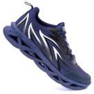 Tenis Masculino Casual Sola Trançada Confortável Macio Para Caminhada Academia