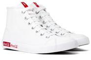 Tênis Masculino Coca Cola Casual Blend Basic Hi Confortável Cano Alto Cadarço