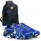 Tênis Masculino colorado Correr Caminhar Casual + mochila