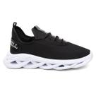 Tênis Masculino Corrida Caminhada Solado Flexível Micro Expandido Ventilação Têxtil Estilo Urbano Estabilidade Durabilidade Uso Diário