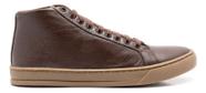 Tenis Masculino Couro Cano Medio Bota Sapatenis Confortável.