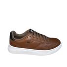 Tenis Masculino Couro West Coast Casual - 195 Bravus Camel Tenis Masculino Couro West Coast Casual - 195 Bravus Camel