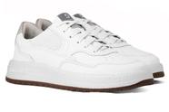Tênis Masculino Democrata Denim Drake Pulse Couro Cadarço Confortável