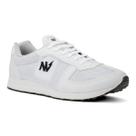 Tenis Masculino e Feminino Casual Confortavel NVZ Calçados Branco