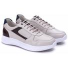 Tênis Masculino em Couro Ranster Conforto Diário Elegante Tamanho:38Cor:Gelo