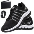 Tenis Masculino Kit Carteira + Relogio Sapato Esportivo Veloz