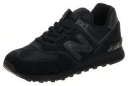 Tênis masculino New Balance 574 Core, preto, tamanho 7,5