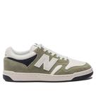 Tênis Masculino New Balance Low 480 material sintético Musgo