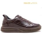 Tênis Masculino Pace Calce Fácil Tabaco - Cód 653101-002
