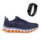 Tenis Masculino Para Caminhada Academia Dia a Dia + Relógio Digital Fino Tenis Masculino Para Caminhada Academia Dia a Dia + Relógio Digital Fino