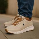 Tenis masculino Polo Open Sapato Leve Macio Casual Dia a Dia