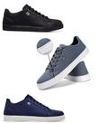Tenis masculino polofran kit com 3 pares casual basico