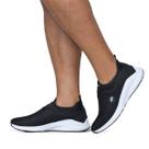 Tênis Masculino Preto Calce Fácil Esportivo Tênis Masculino Preto Calce Fácil Esportivo