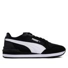Tênis Masculino Puma St Runner V4 em Mesh Preto/Branco