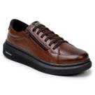 Tênis Masculino Sapatenis Casual Couro Legítimo Zíper Lateral Tênis Masculino Sapatenis Casual Couro Legítimo Zíper Lateral