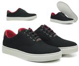 Tênis Masculino Sapatênis Casual Mocassim Parlo Open Urbano Estiloso Original - Preto